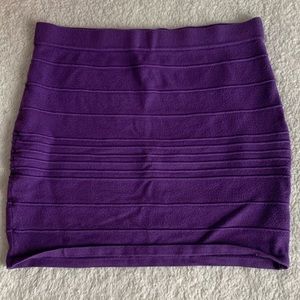 Purple Bodycon skirt